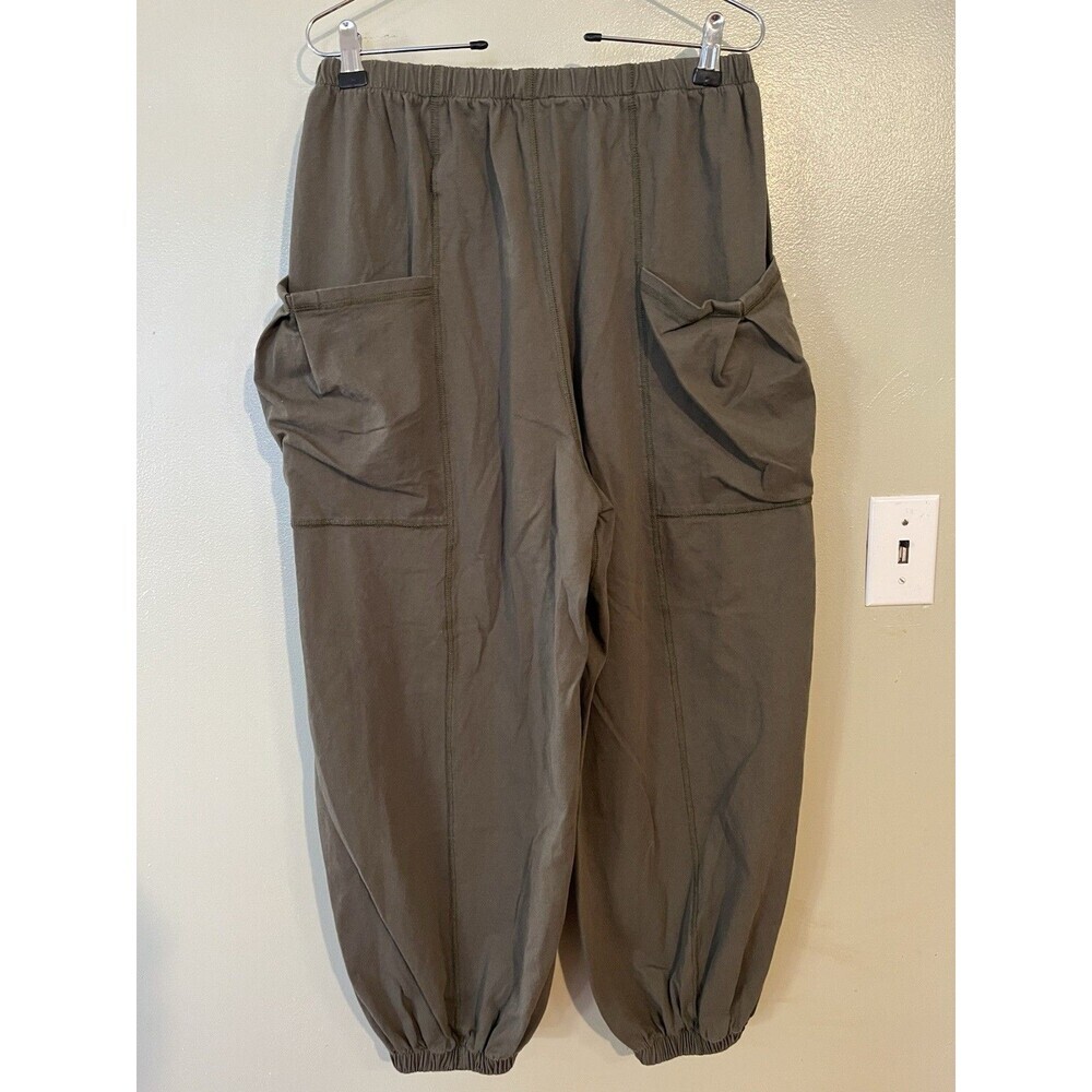 Sweet Lovely By Jen Green Cargo Crop Pull On Pants Cotton M